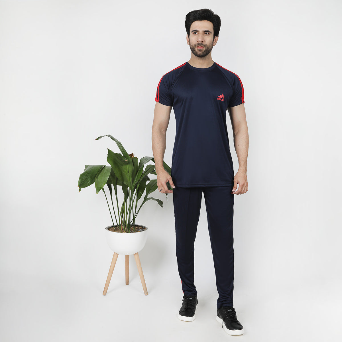 Men's Half Sleeves Track Suit - Navy Blue, Men's Track Suits, Chase Value, Chase Value