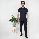 Men's Half Sleeves Track Suit - Navy Blue, Men's Track Suits, Chase Value, Chase Value