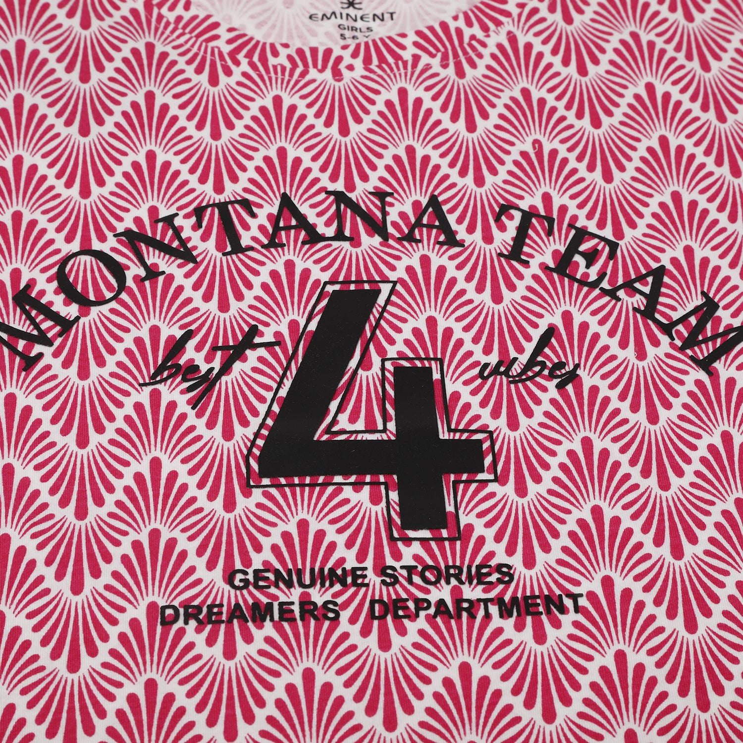 Eminent Girl's Half Sleeves T-Shirt - Red, Girls T-Shirts, Eminent, Chase Value