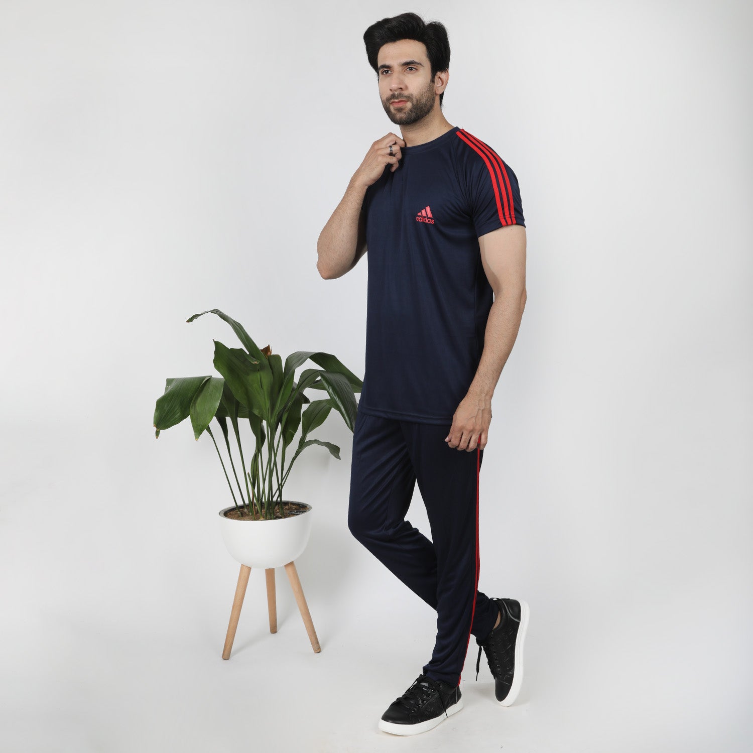 Men's Half Sleeves Track Suit - Navy Blue, Men's Track Suits, Chase Value, Chase Value