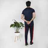 Men's Half Sleeves Track Suit - Navy Blue, Men's Track Suits, Chase Value, Chase Value