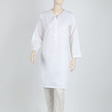 Women's Chicken Kari Kurti - White, Women Ready Kurtis, Chase Value, Chase Value