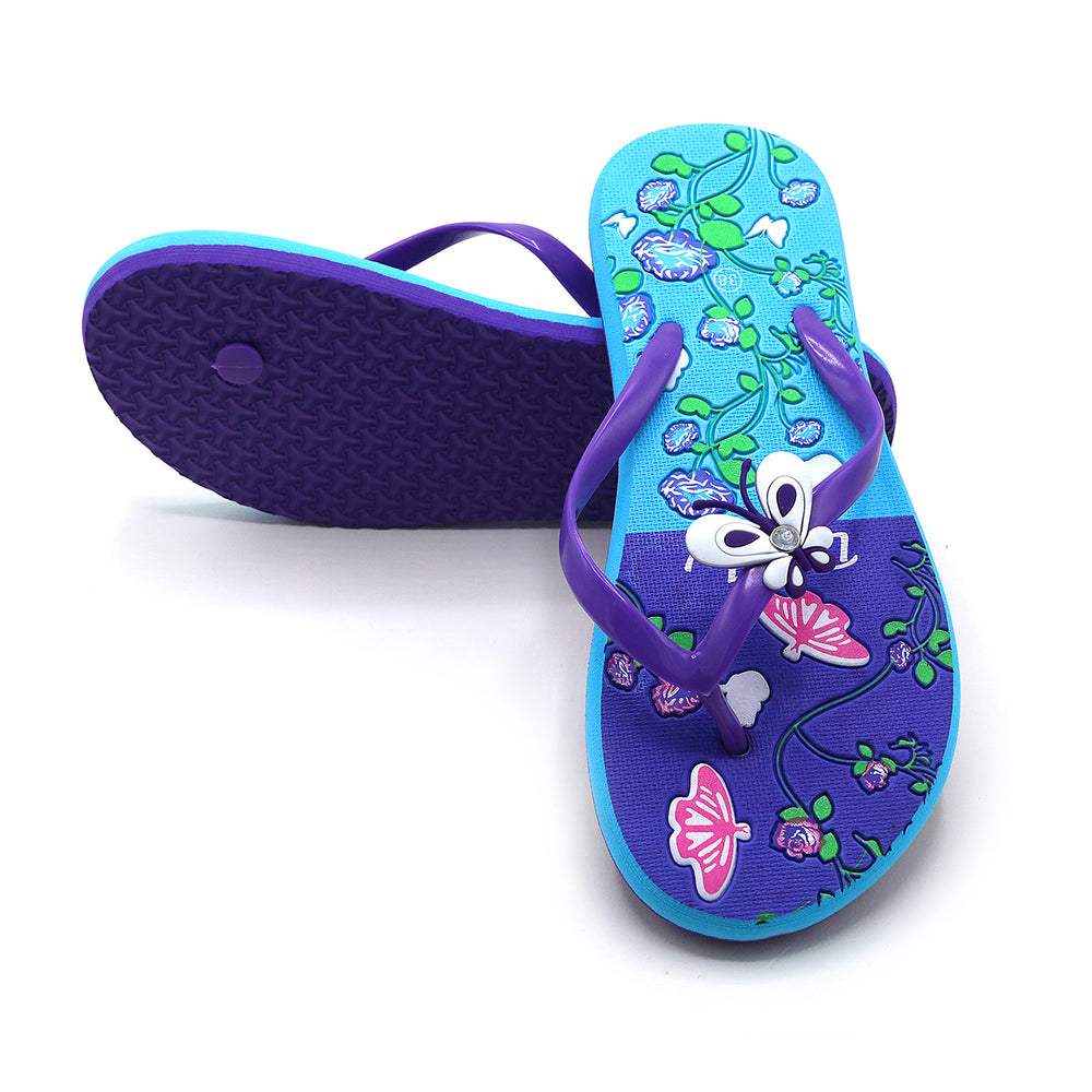 Women's Flip Flop Slipper - Purple, Women Slippers, Chase Value, Chase Value