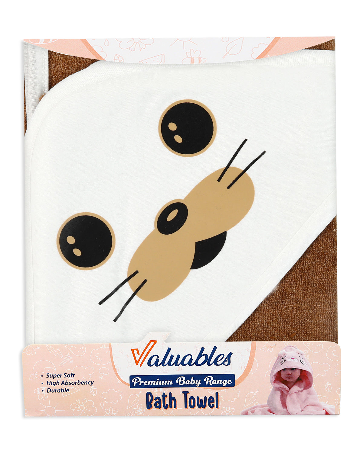 Valuables Baby Bath Towel