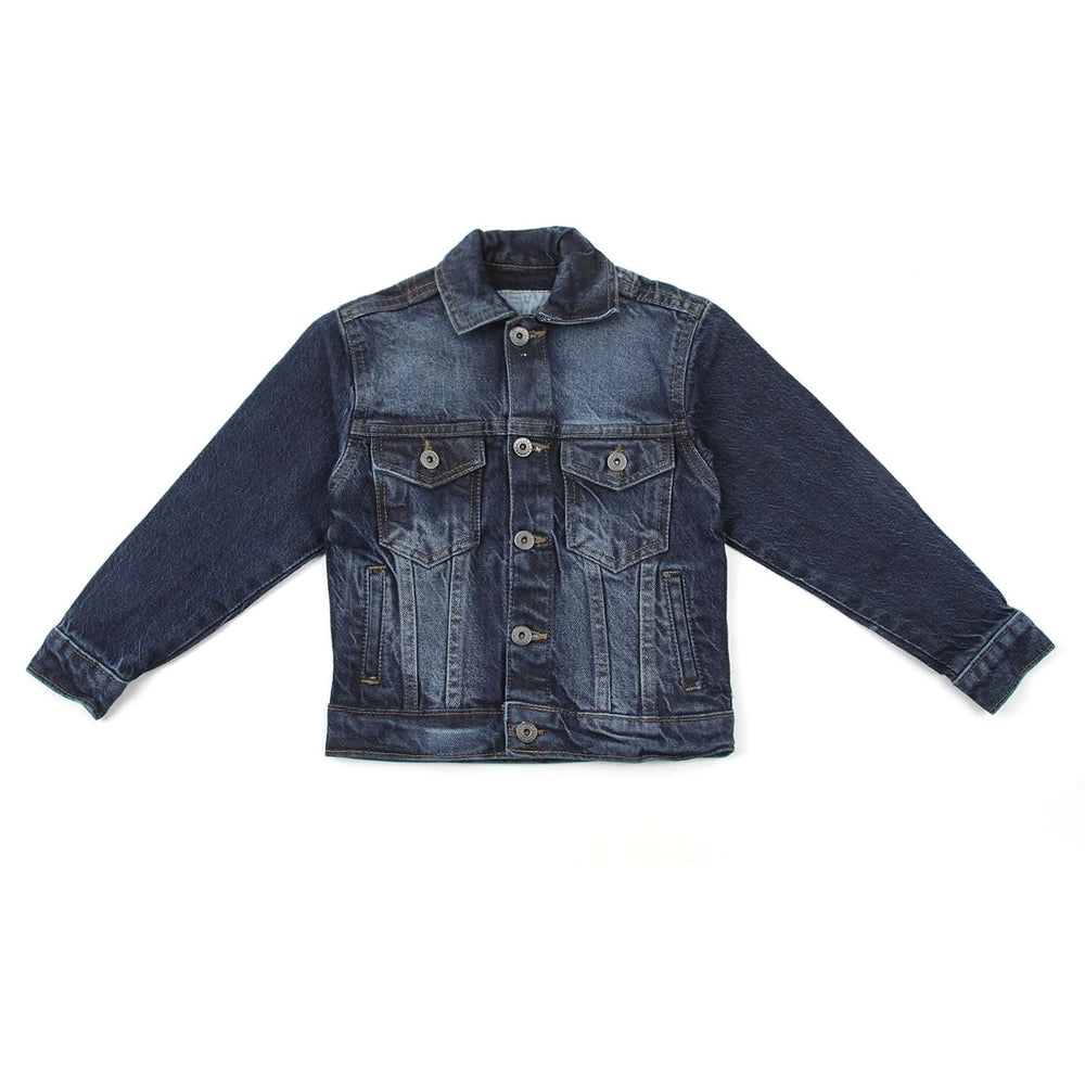 Boys Denim Jacket - Dark Blue, Boys Jackets & Blazers, Chase Value, Chase Value