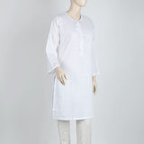 Women's Chicken Kari Kurti - White, Women Ready Kurtis, Chase Value, Chase Value