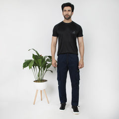 Men's Revolt Cargo Trouser - Navy Blue