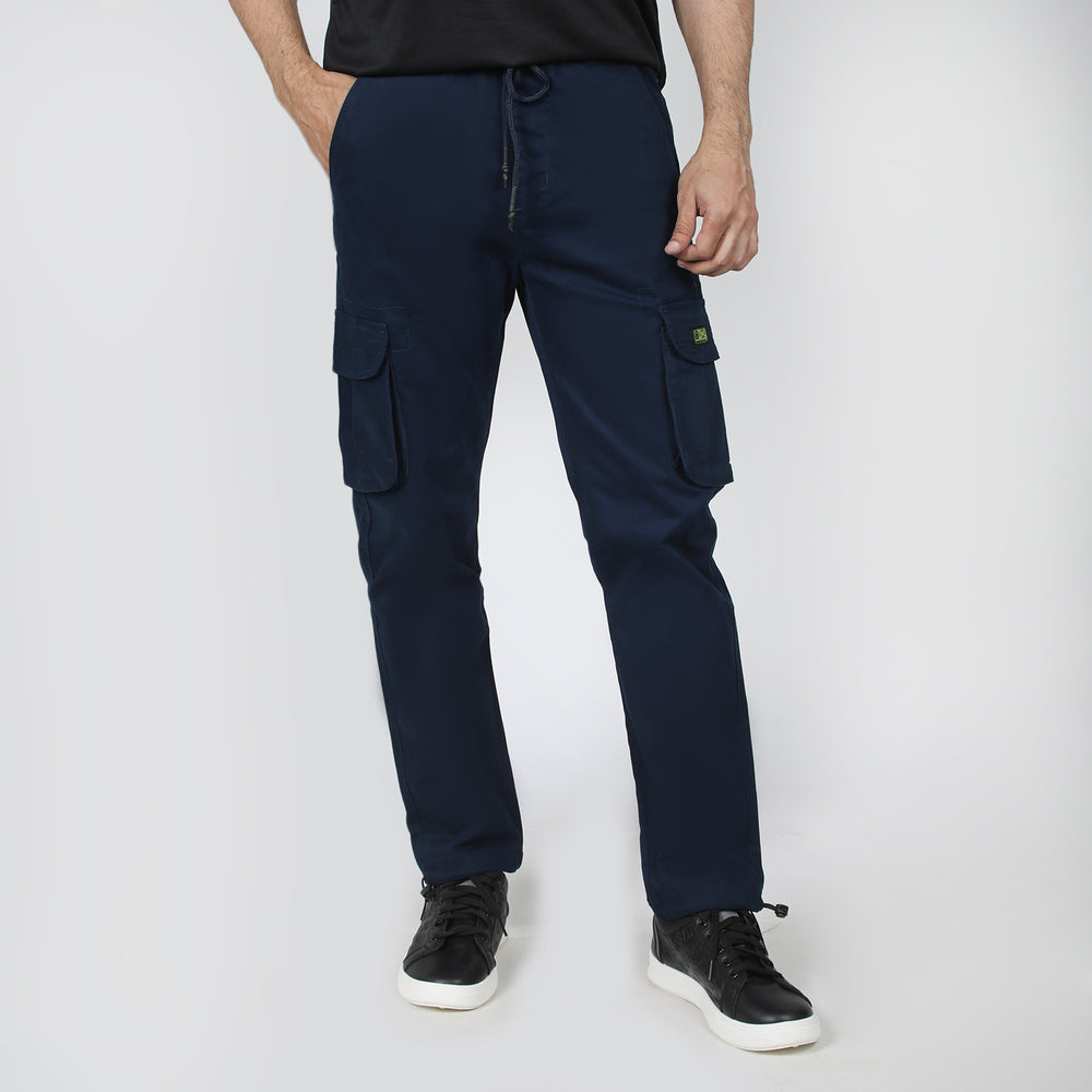 Men's Revolt Cargo Trouser - Navy Blue, Men's Lowers & Sweatpants, Chase Value, Chase Value