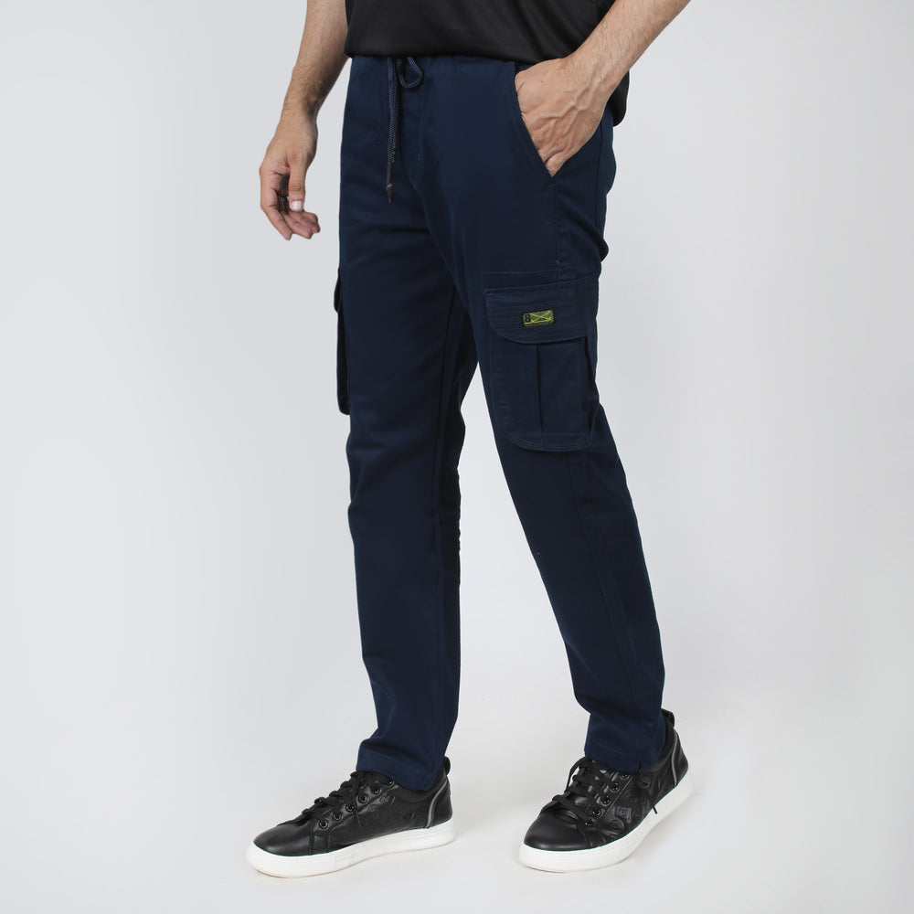 Men's Revolt Cargo Trouser - Navy Blue, Men's Lowers & Sweatpants, Chase Value, Chase Value