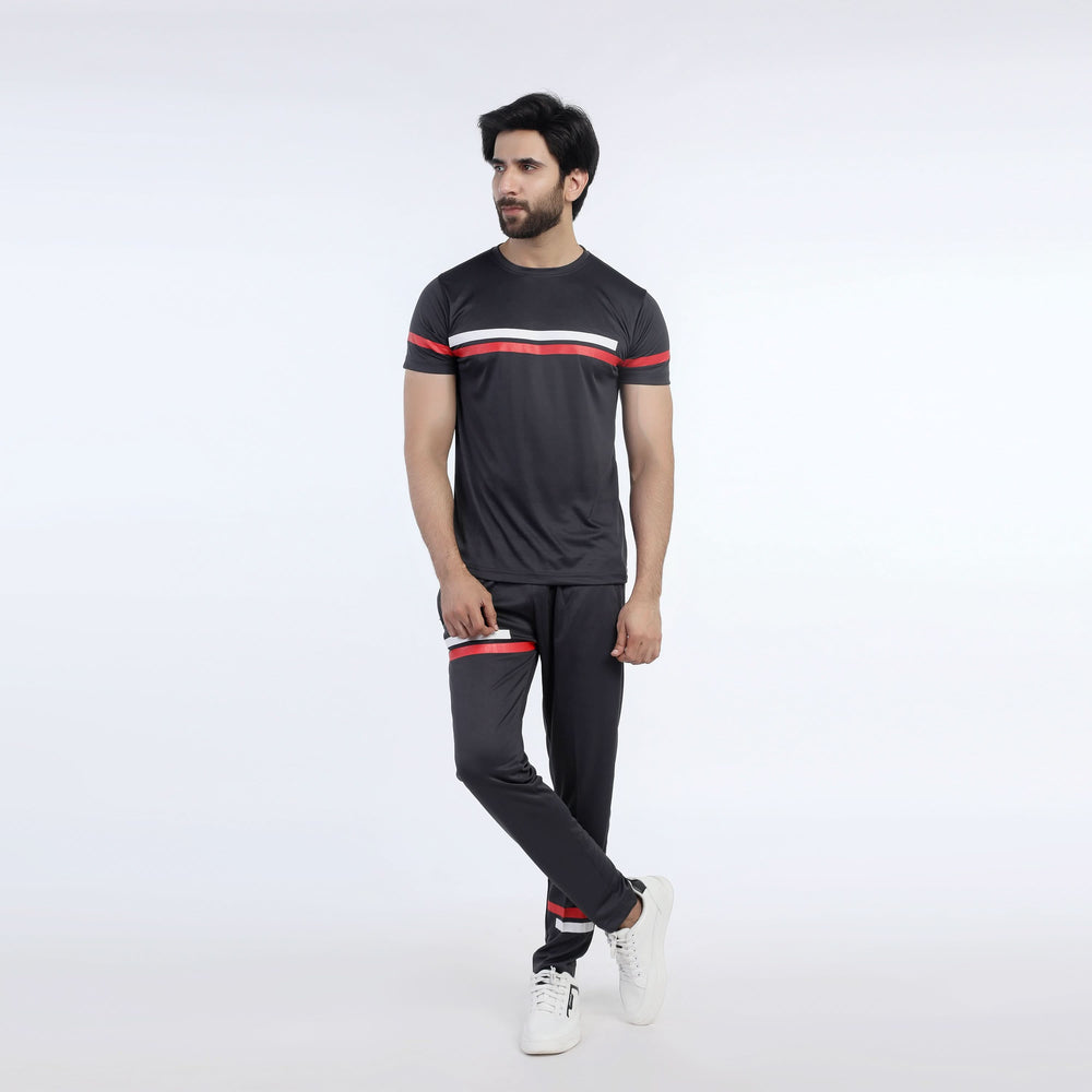 Men's Fancy Track Suit - Red, Men's Track Suits, Chase Value, Chase Value
