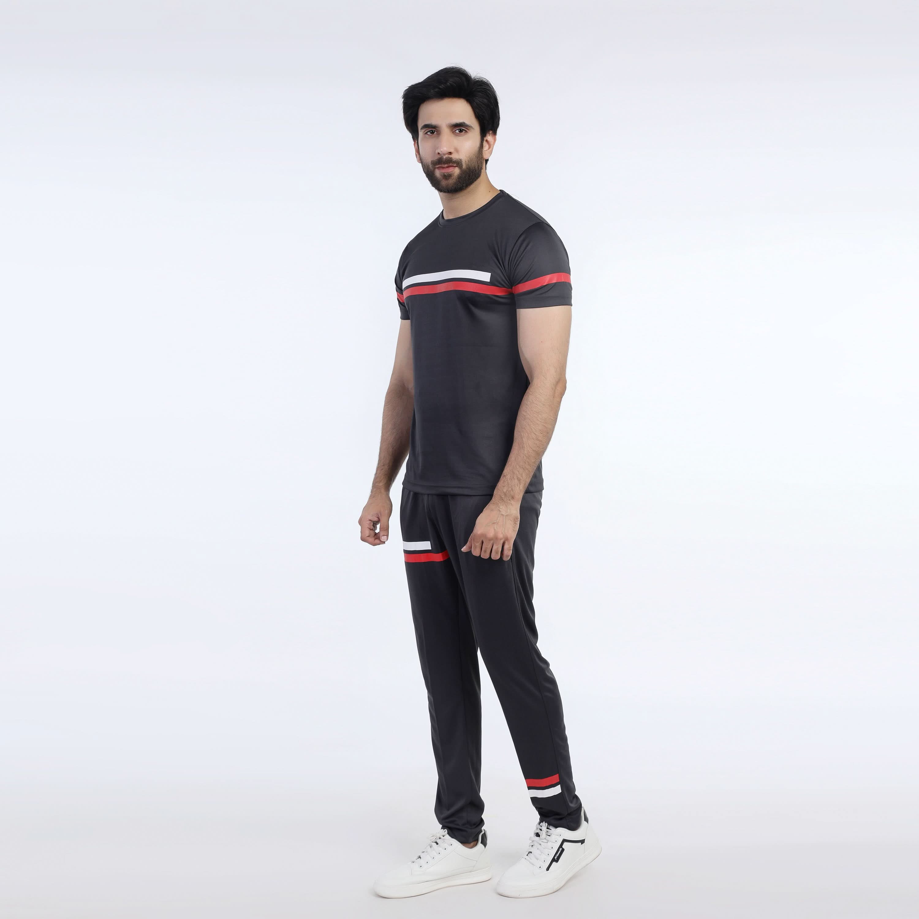 Men's Fancy Track Suit - Red, Men's Track Suits, Chase Value, Chase Value