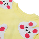 Newborn Girls Full Sleeves Suit - Yellow, Newborn Girls Sets & Suits, Chase Value, Chase Value