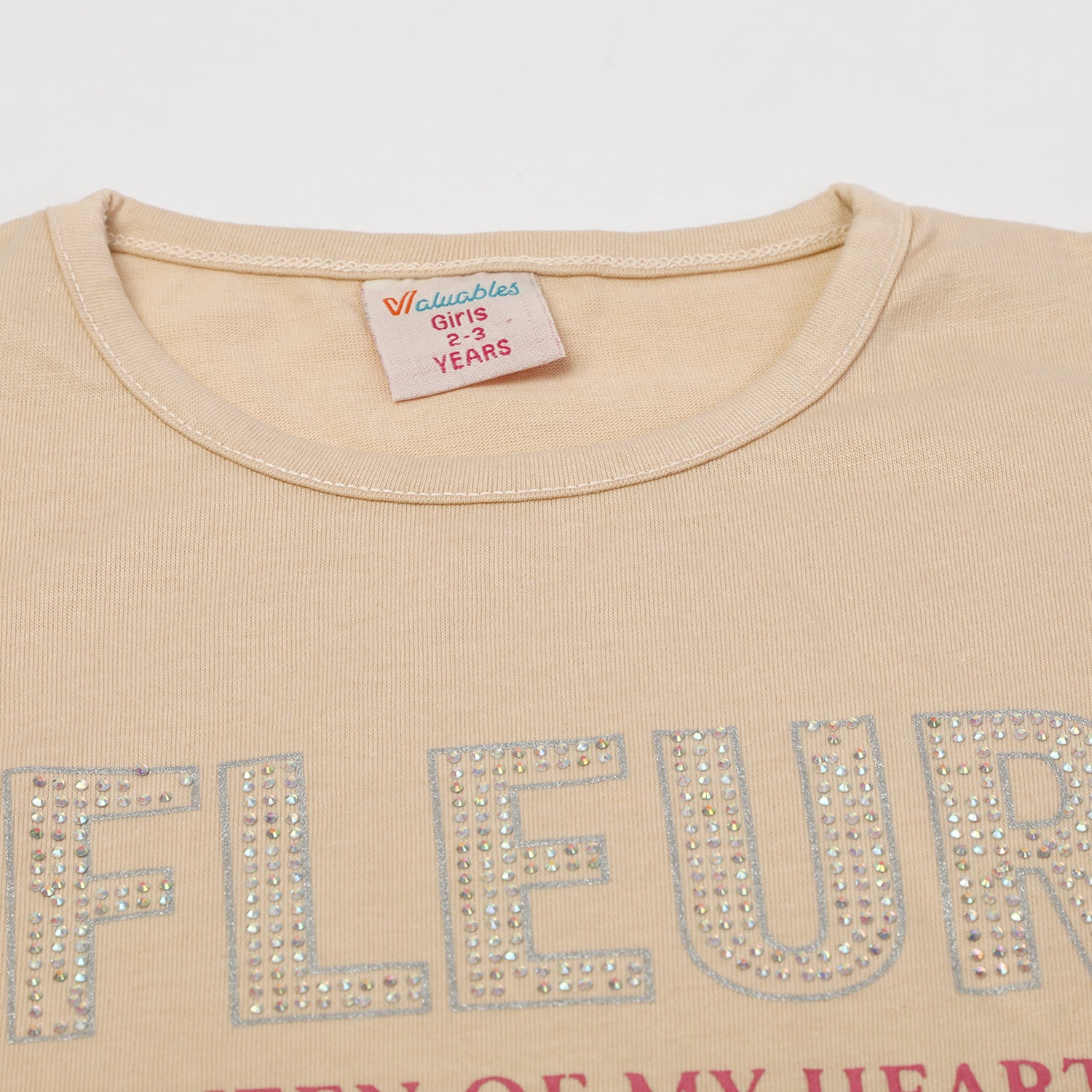 Girls Half Sleeves Short Suit - Skin, Girls Suits, Chase Value, Chase Value