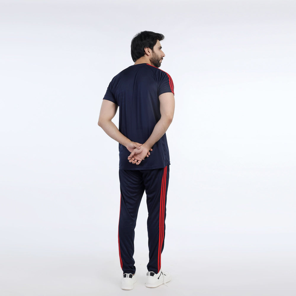 Men's Fancy Track Suit - Navy Blue, Men's Track Suits, Chase Value, Chase Value
