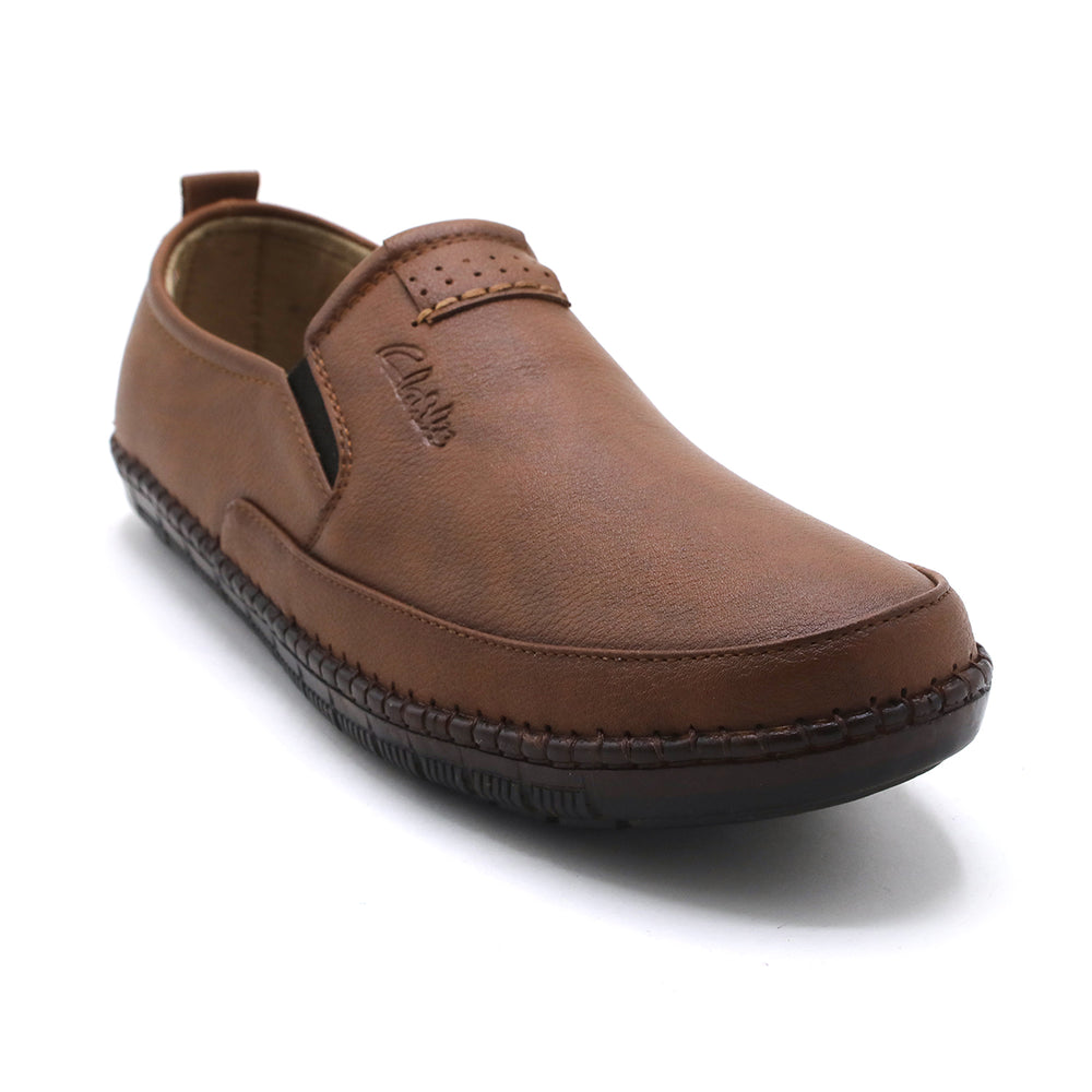 Clarke Leather Casual Shoes 2006/M282- Mustard, Men's Casual Shoes, Chase Value, Chase Value