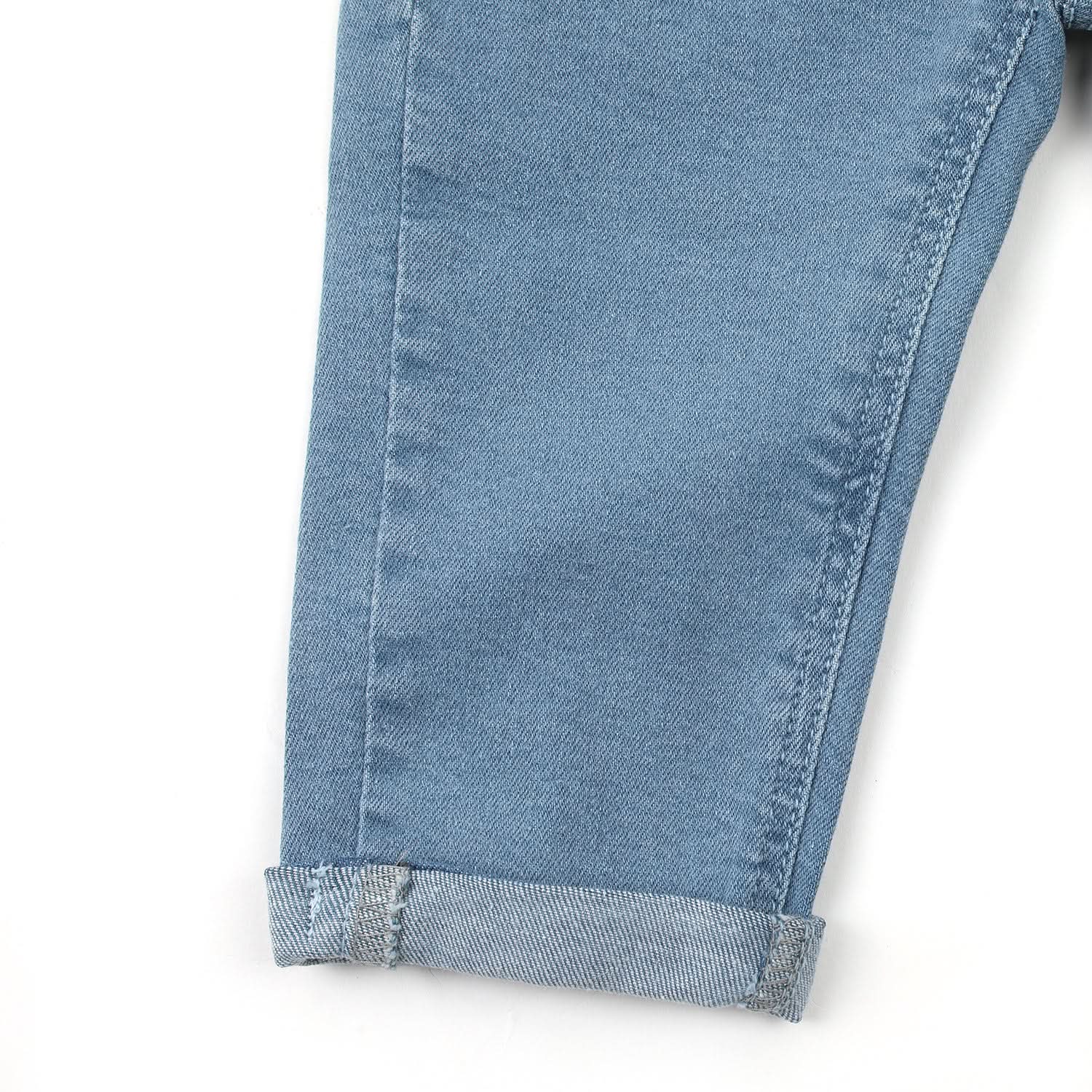 Eminent Newborn Girls Denim Pant - Ice Blue, Newborn Girls Shorts Skirts & Pants, Eminent, Chase Value