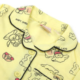 Newborn Girls Full Sleeves Night Suit - Yellow, Newborn Girls Sets & Suits, Chase Value, Chase Value