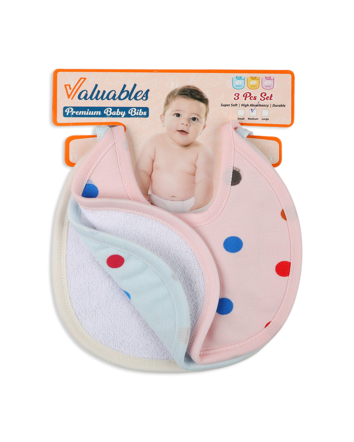 Valuables Baby Bib