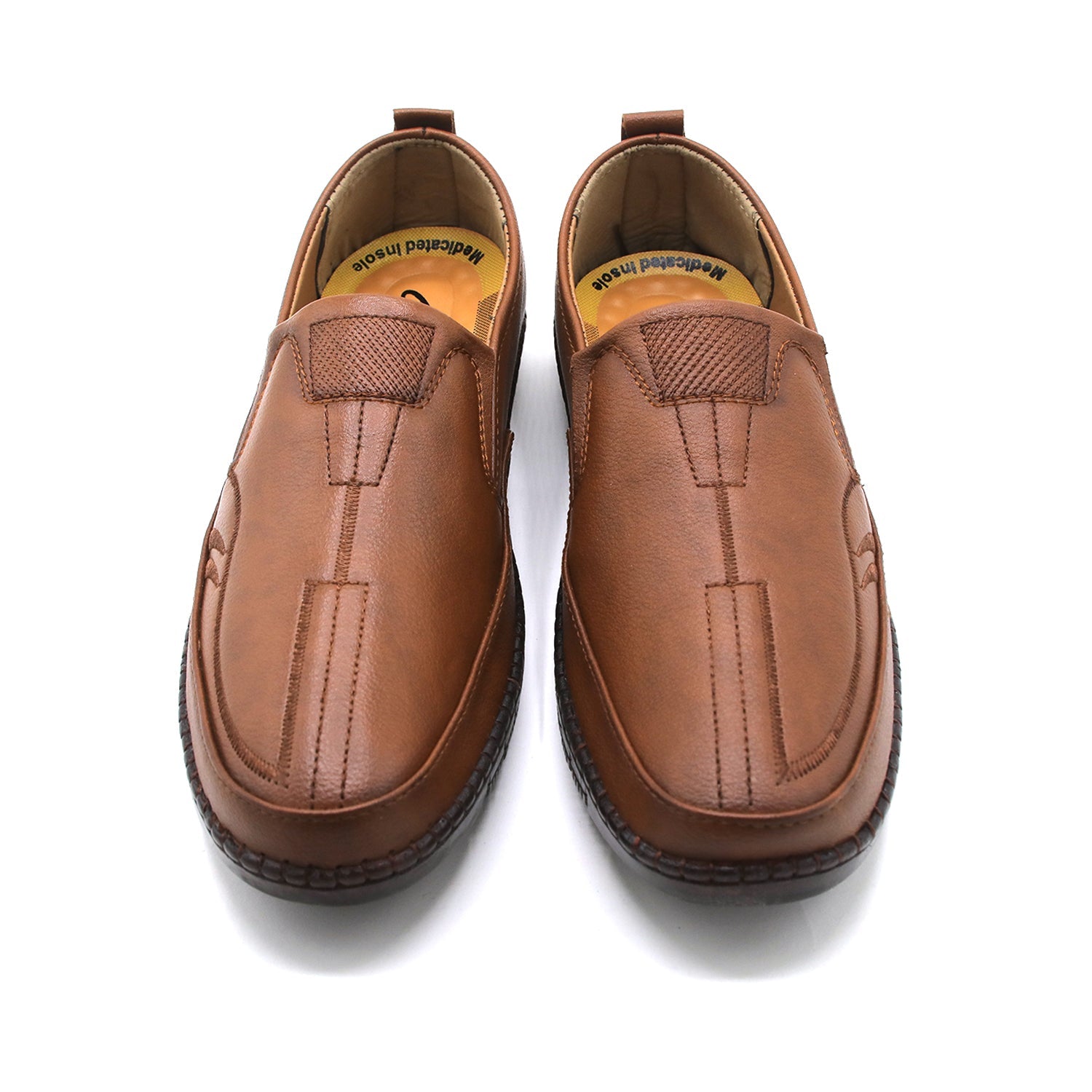 Clarke Leather Casual Shoes 2005/M281 - Mustard, Men's Casual Shoes, Chase Value, Chase Value