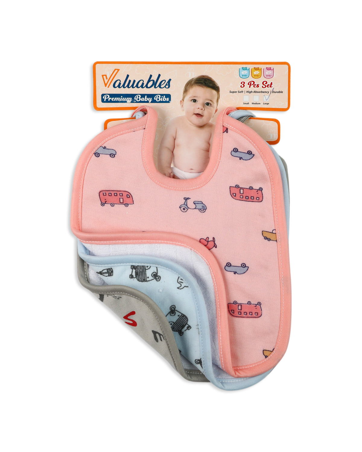 Valuables Baby Bib