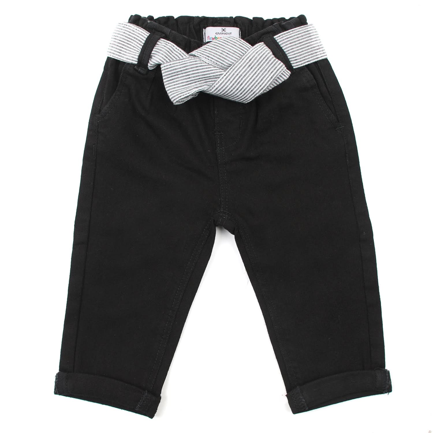 Eminent Newborn Girls Denim Pant - Black, Newborn Girls Shorts Skirts & Pants, Eminent, Chase Value