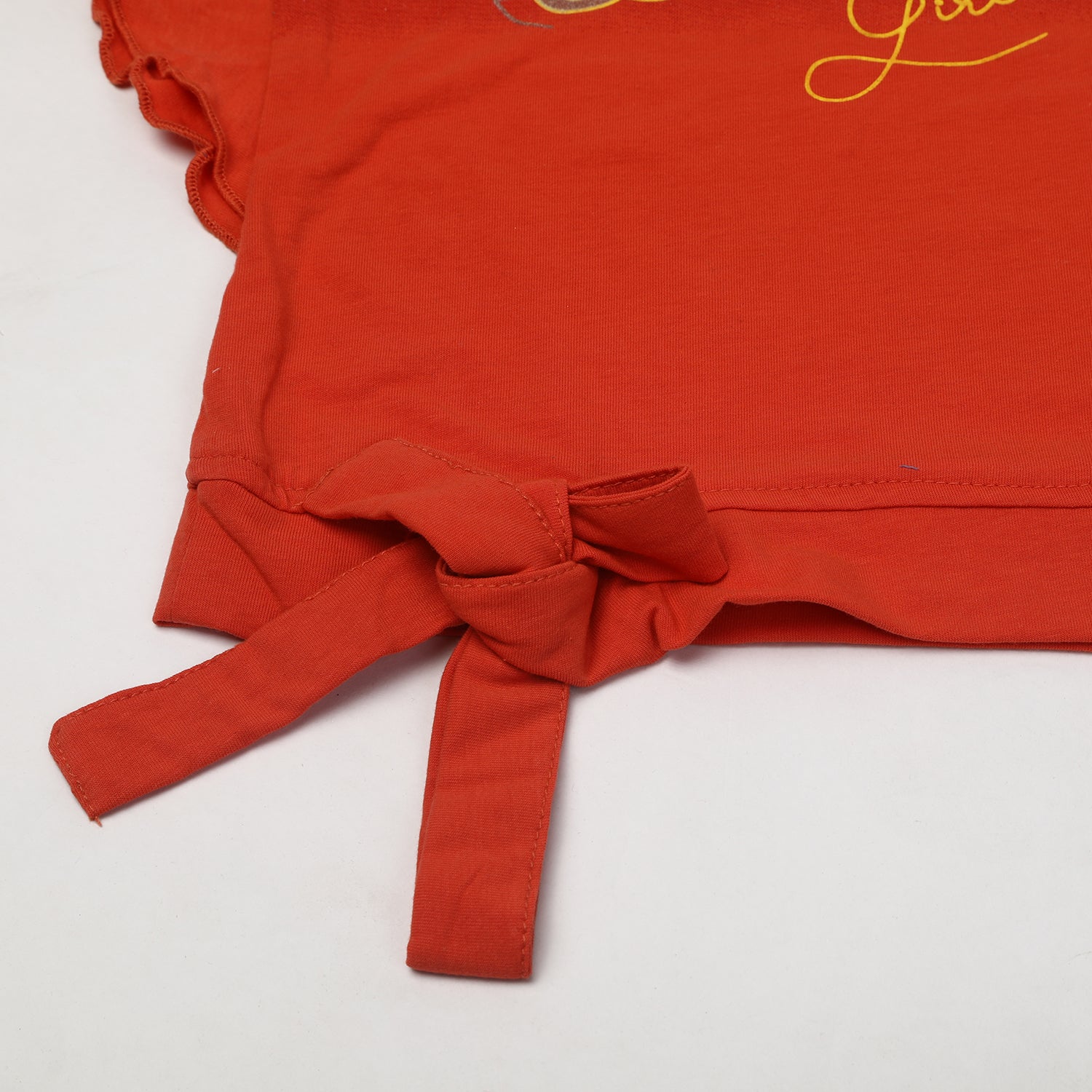 Girls Half Sleeves Skirt Suit - Rust, Girls Suits, Chase Value, Chase Value