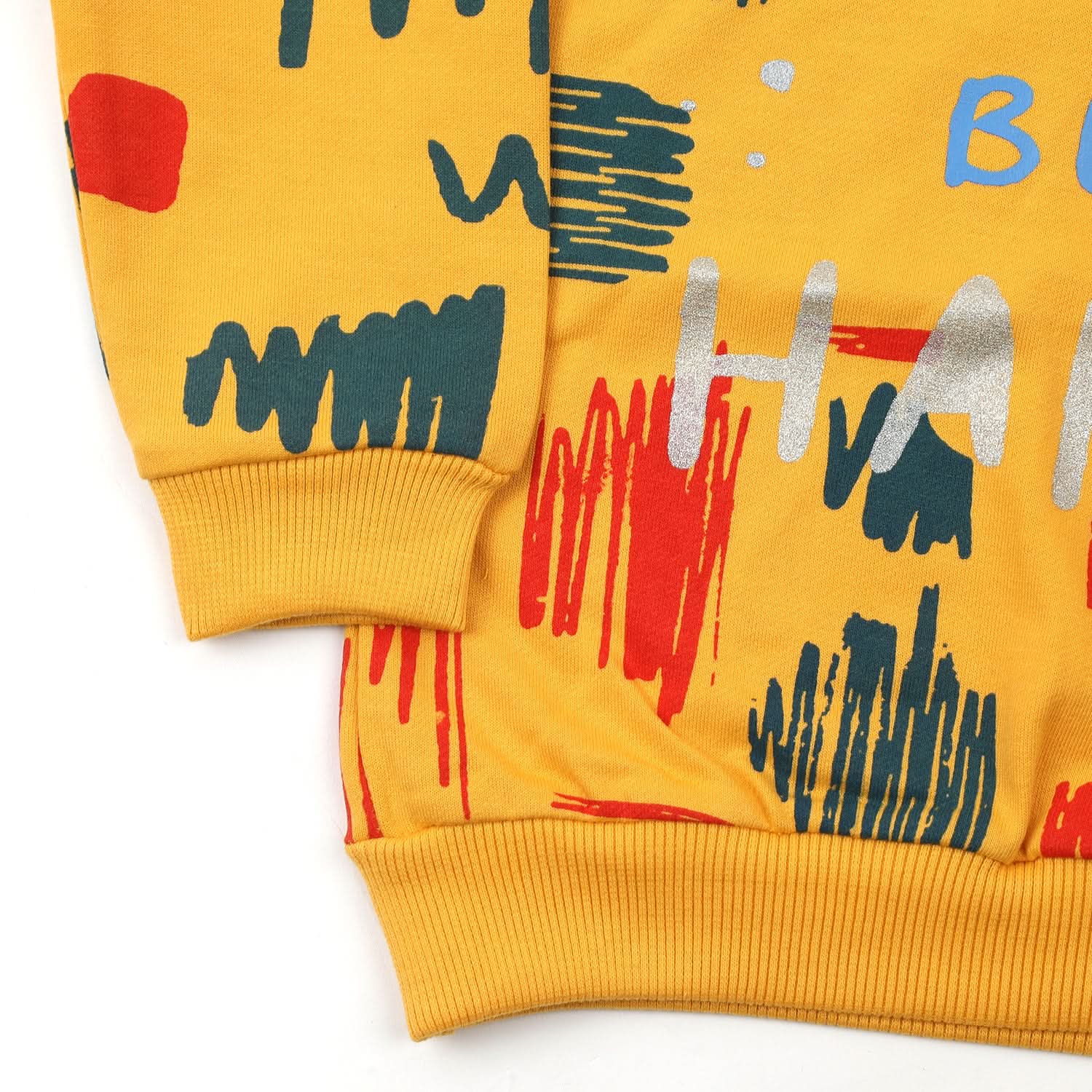 Girls Hoodie T-Shirt - Yellow, Girls Hoodies & Sweat Shirts, Chase Value, Chase Value