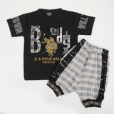 Boys Half Sleeves Suit - Black, Boys Sets & Suits, Chase Value, Chase Value