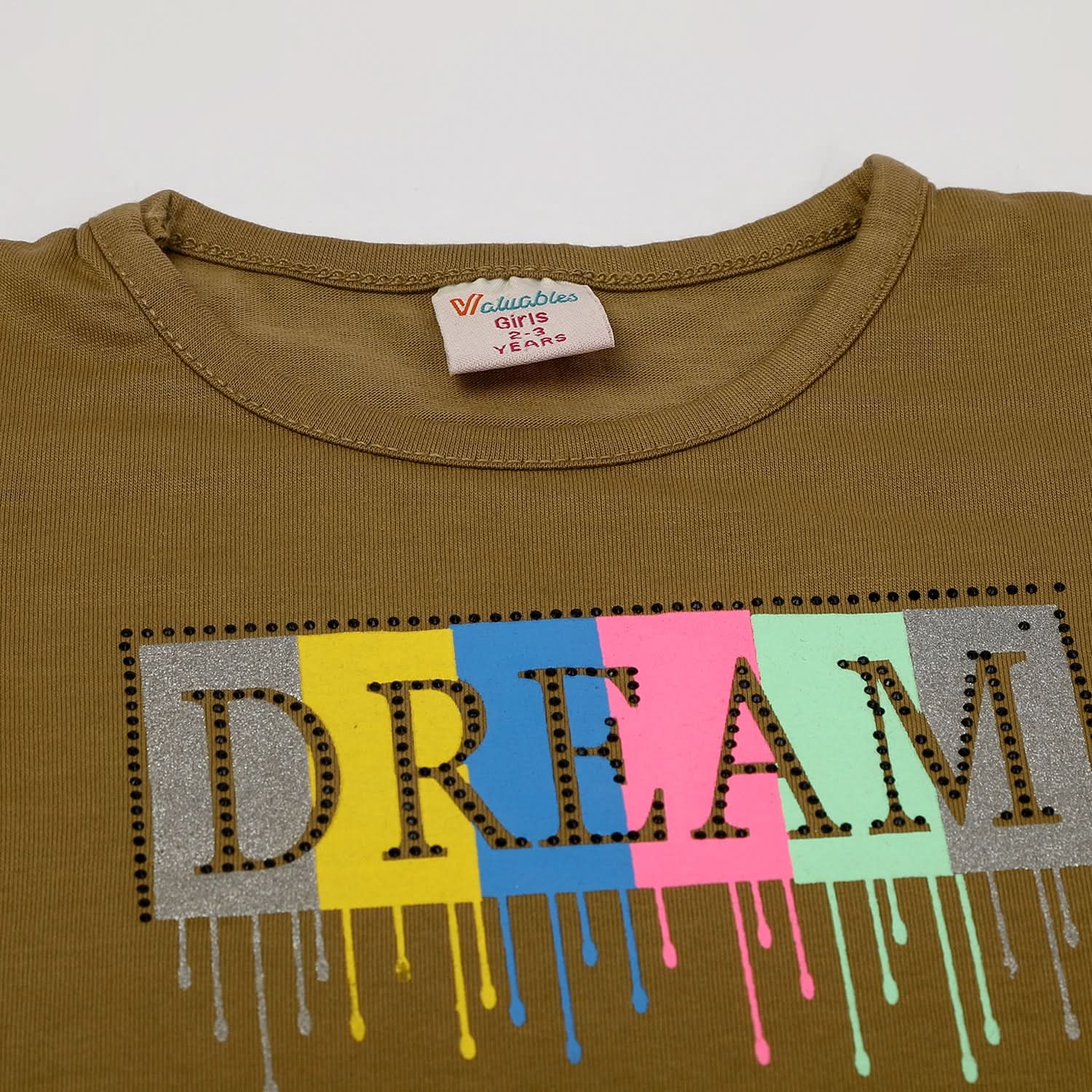 Girl's Half Sleeves Suit - Olive Green, Girls Suits, Chase Value, Chase Value