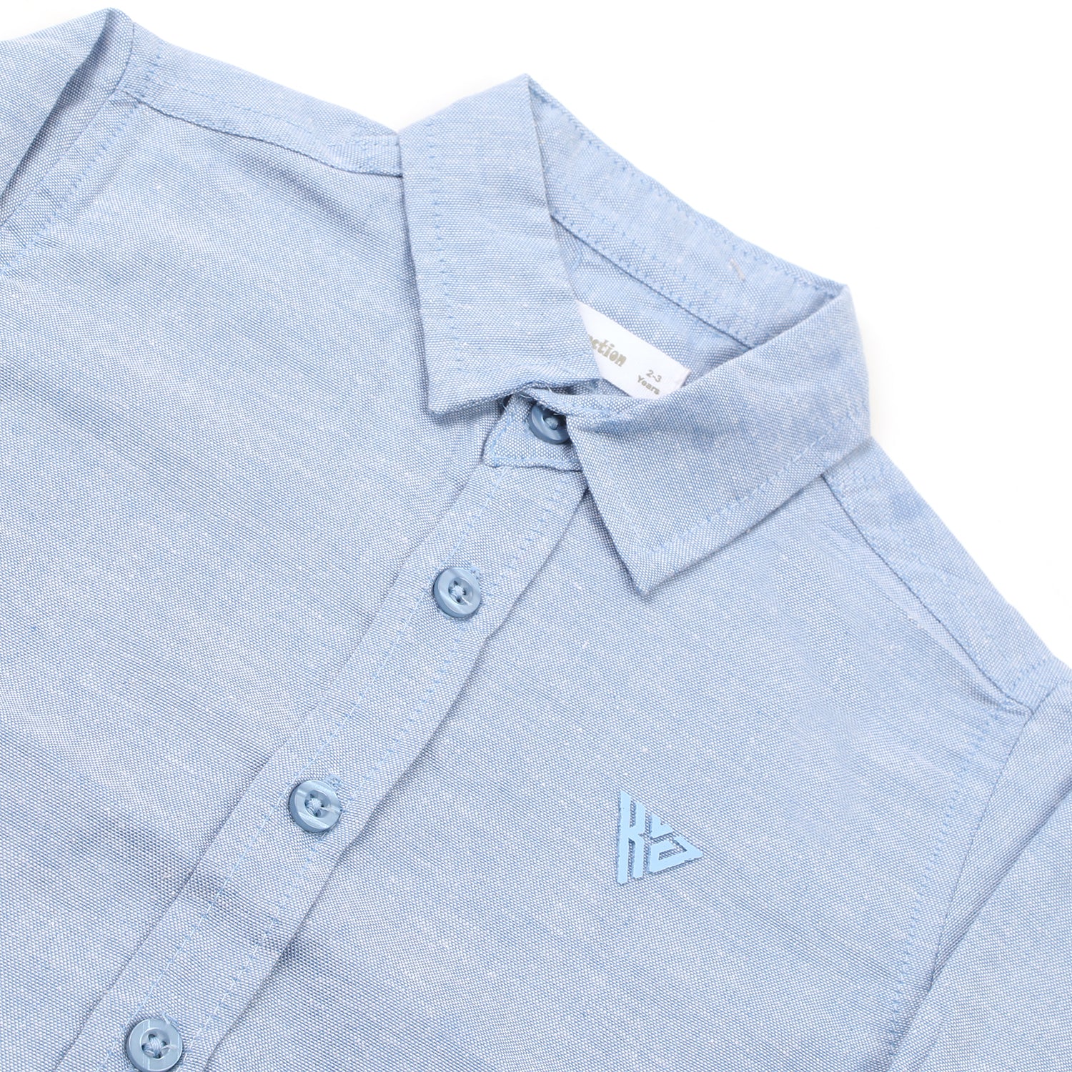 Boys Chambray Casual Full Sleeves Shirt - Light Blue, Boys Shirts, Chase Value, Chase Value