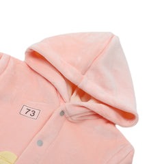 Newborn Boys Full Sleeves Romper - Light Pink