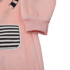 Newborn Boys Full Sleeves Romper - Light Pink