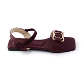 Women's Sandal - Maroon, Women Sandals, Chase Value, Chase Value