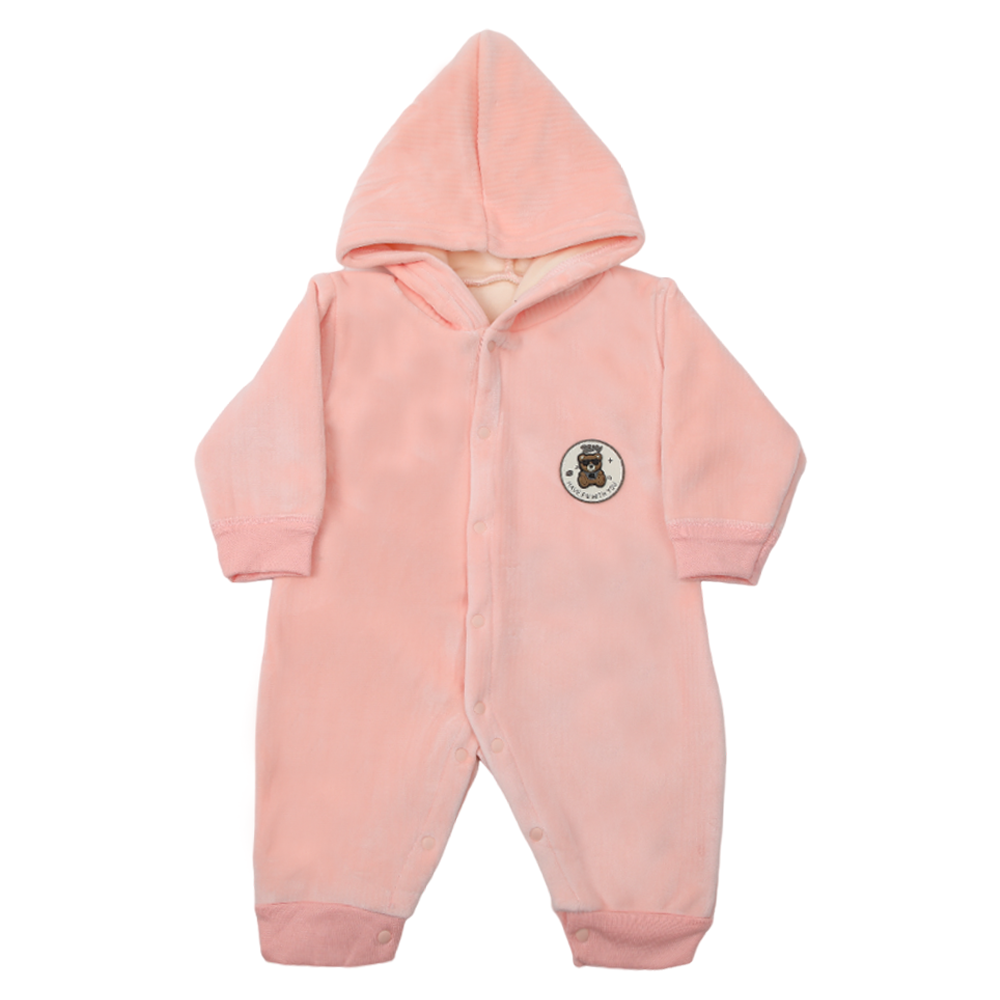 Newborn Boys Full Sleeves Romper - Pink, Newborn Boys Rompers, Chase Value, Chase Value