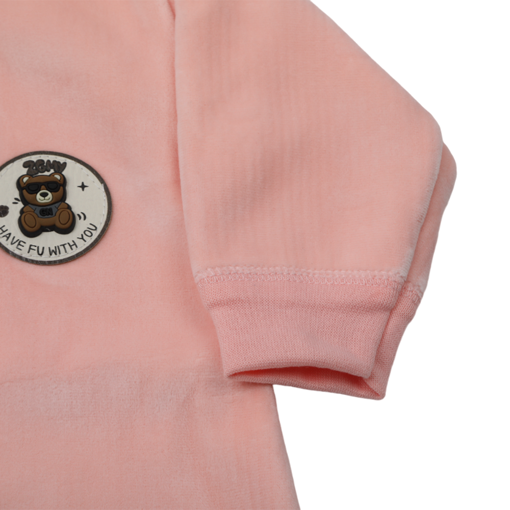 Newborn Boys Full Sleeves Romper - Pink, Newborn Boys Rompers, Chase Value, Chase Value