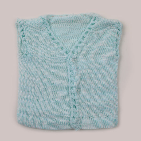 Newborn Sweater - Cyan