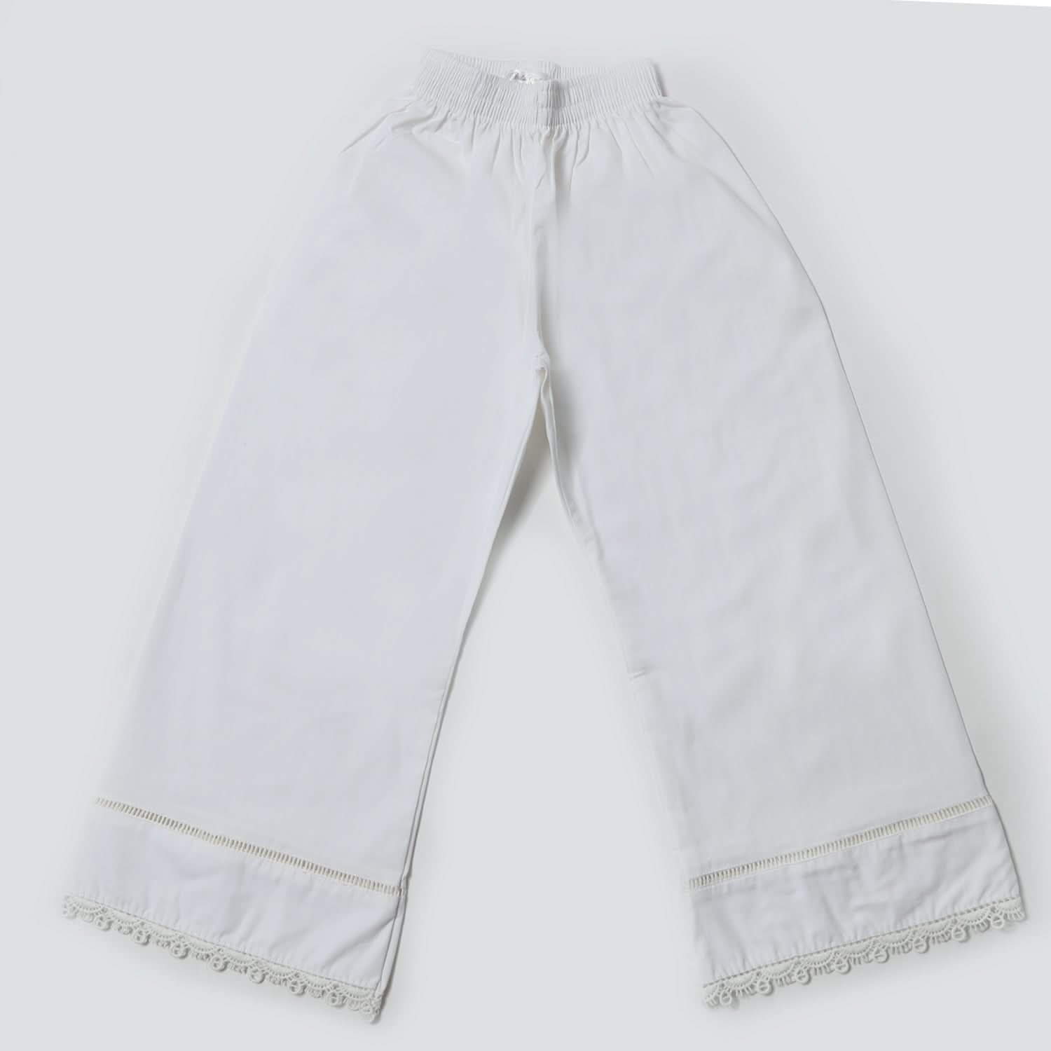 Girls Cotton Pajama - White, Girls Tights Leggings & Pajama, Chase Value, Chase Value