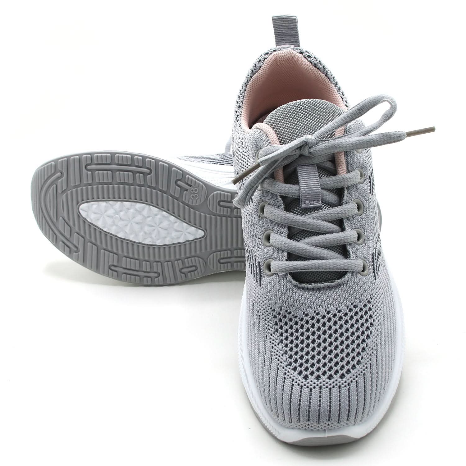 Comfortable Lightweight Sports Shoes For Women's  - Grey, Women Casual & Sports Shoes, Chase Value, Chase Value