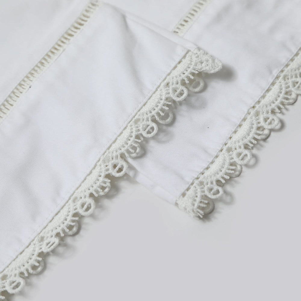 Girls Cotton Pajama - White, Girls Tights Leggings & Pajama, Chase Value, Chase Value