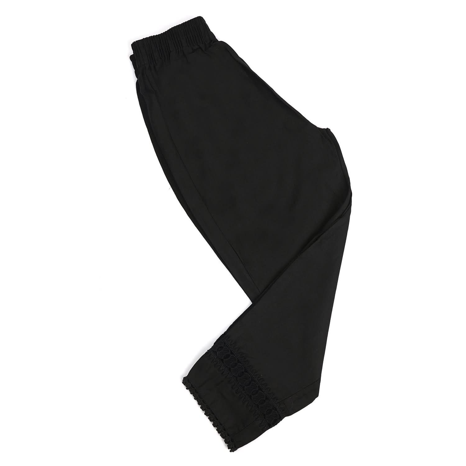 Girls Cotton Pajama - Black, Girls Tights Leggings & Pajama, Chase Value, Chase Value