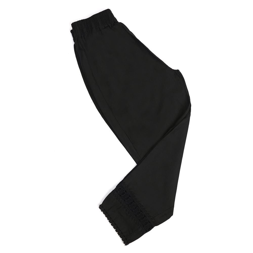 Girls Cotton Pajama - Black, Girls Tights Leggings & Pajama, Chase Value, Chase Value