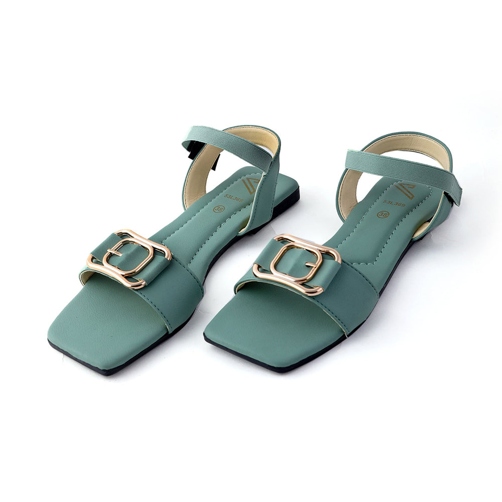 Women's Sandal - Green, Women Sandals, Chase Value, Chase Value