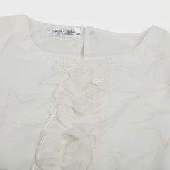 Girls Chiffon Top - Off White, Girls Tops, Chase Value, Chase Value