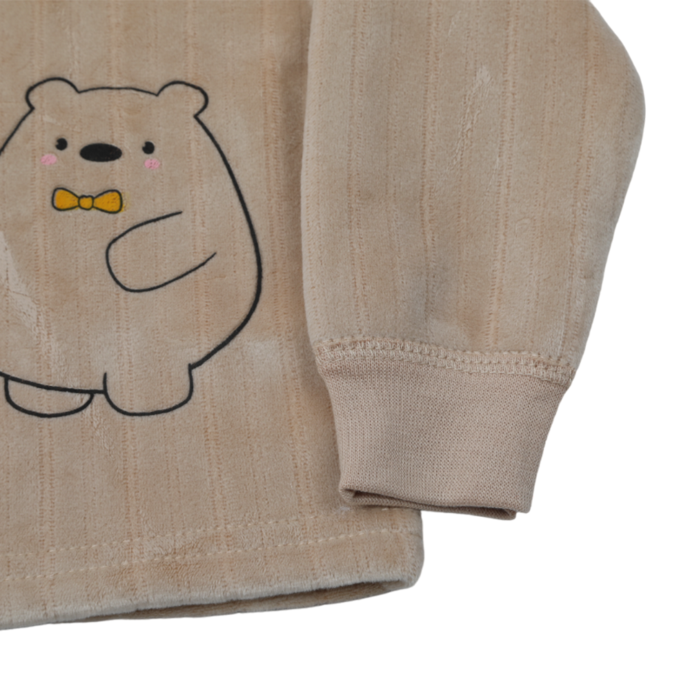 Newborn Boys Full Sleeves Suit - Light Brown, Newborn Boys Sets & Suits, Chase Value, Chase Value