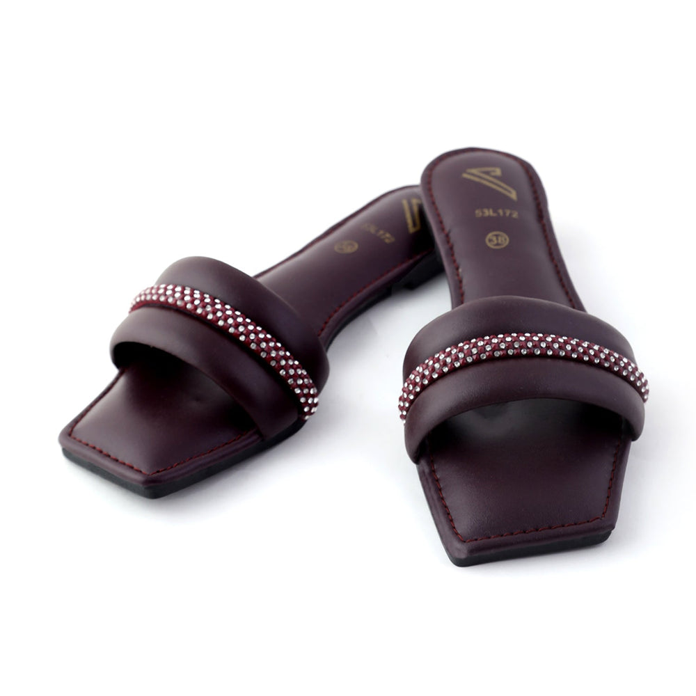 Women's Slipper - Maroon, Women Slippers, Chase Value, Chase Value