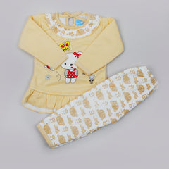 Newborn Girls Full Sleeves Suits - Skin