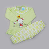Newborn Girls Full Sleeves Suits - Light Green, Newborn Girls Sets & Suits, Chase Value, Chase Value