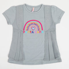 Girls Western Top - Grey, Girls Tops, Chase Value, Chase Value