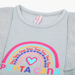 Girls Western Top - Grey, Girls Tops, Chase Value, Chase Value