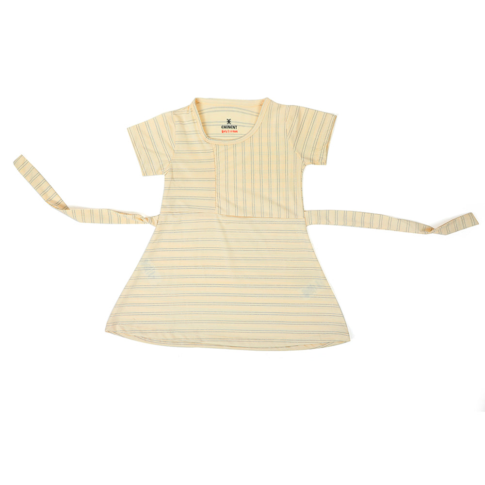 Eminent Girls Half Sleeves T-Shirt - Beige, Girls T-Shirts, Eminent, Chase Value